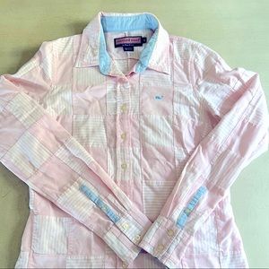 Vineyard Vines Women’s Pink Size 6 Madras Oxford